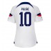 Günstige Vereinigte Staaten Christian Pulisic #10 Heim Fussballtrikot Damen WM 2022 Kurzarm